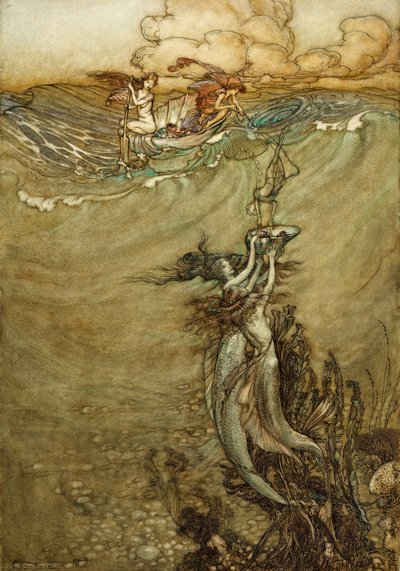 Jewels from the Deep, 1909 by Arthur Rackham